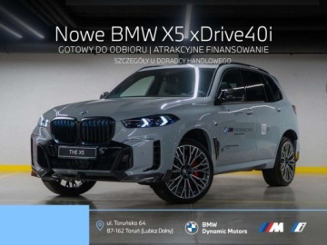 BMW X5 G05 SUV Facelifting 3.0 40i 381KM 2026 BMW X5 xDrive40i 381 KM mHEV - Gotowy do Odbioru - Pakiet M Pro - Kamera 3