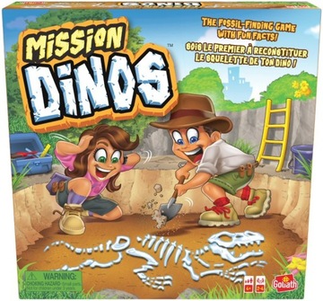 WYKOP SWOJEGO DINOZAURA GRA MISJA DINOS Goliath Mission Dinos 4+