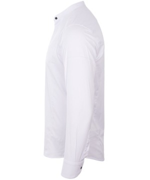 Мужская рубашка с прямым воротником из хлопка WHITE SLIM STRAIGHT STRAIGHT SHIRT BAGS XL VIADI