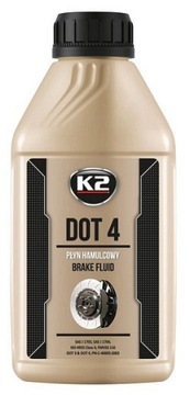 K2 DOT-4 DOT 4 PŁYN HAMULCOWY 0,5L