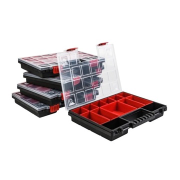 Uniwersalny organizer narzędziowy NORP14 x5 czerwo