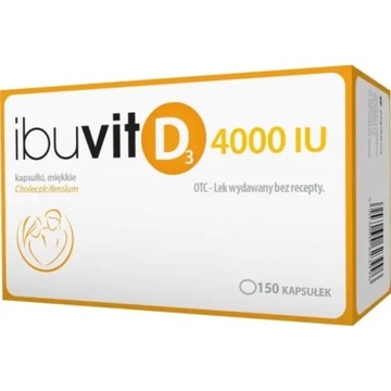 IBUVIT D3 4000 WITAMINA D 150 TABLETEK