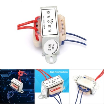 Napięcie wyjściowe AC 12 V/24 V 3 W Wejście 220 V 50 Hz Pojedynczy FY