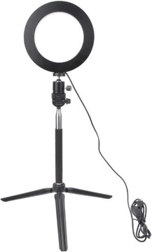 USB заполняющий свет, 6-дюймовый светодиодный кольцевой светильник