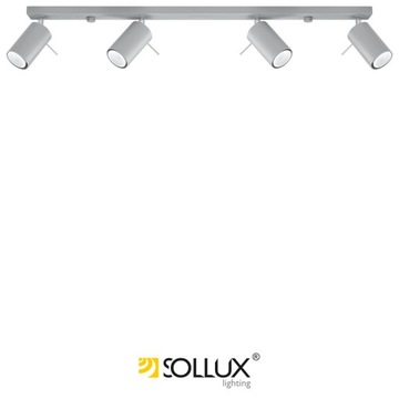 RING 4L Серый потолочный светильник SL.0453 SOLLUX