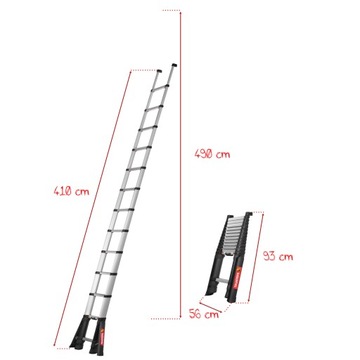 Лестница телескопическая 1x13 PRIME LINE TELESTEPS