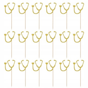 Топперы для торта «Стетоскоп» Ингредиенты 24 шт.