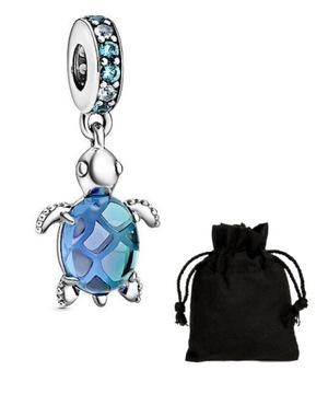 CHARMS ZAWIESZKA ŻÓŁW ŻÓŁWIK OCEAN + WORECZEK
