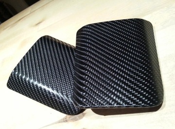 2x УГЛЕРОДНАЯ ФОЛЬГА 5D ЧЕРНЫЙ ШПОН 150x50 КАРБОН