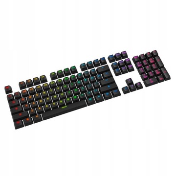 SPC Gear KC104 Black Double Shot PBT Keycaps