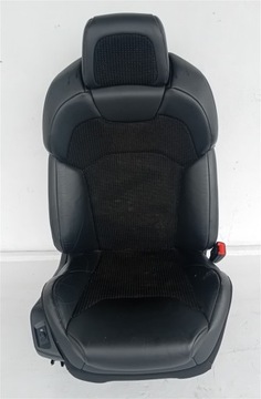 FOTEL PRAWY PRZÓD ELEKTRYCZNY GRZANY PÓŁSKÓRA CITROEN C5 III X7 EU STAN BDB