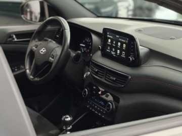 Hyundai Tucson III SUV Facelifting 1.6 GDi 132KM 2020 Hyundai Tucson N Line Kamera cofania LED CarPlayAndroid Auto Nawigacja, zdjęcie 36