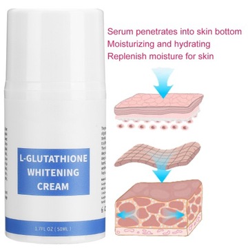 MELAO Отбеливающий крем с глутатионом против морщин 50 мл