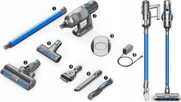 Аккумуляторный пылесос Puppyoo T12 PURE МОЩНЫЙ