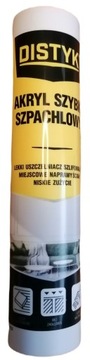 Szybki Lekki Akryl Szpachla szybki malowalny uszczelniacz Biały 280ml