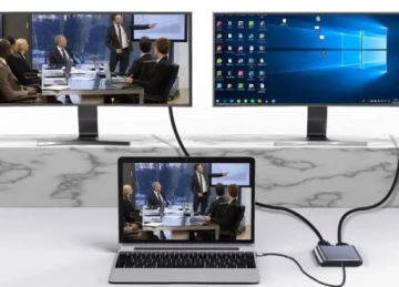 АДАПТЕР 4in1 HDMI 4K VGA HUB USB-C USB 3.0 PD