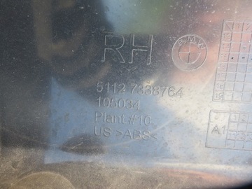 BMW F25 VÝZTUHA PRAVÝ ZADNÍ 7338764 (X)