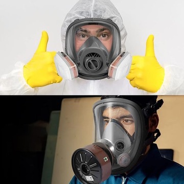 ПРОТИВОГАЗОВЫЕ МАСКИ ПОЛНОЛИЦЕВАЯ МАСКА 6800 5В1