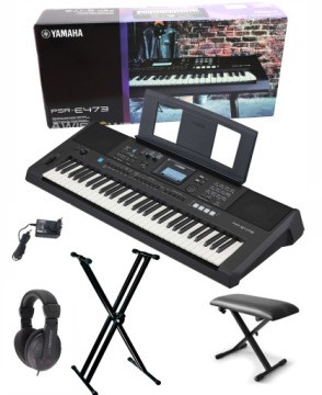 Учебная клавиатура Yamaha PSR-E473 + блок питания