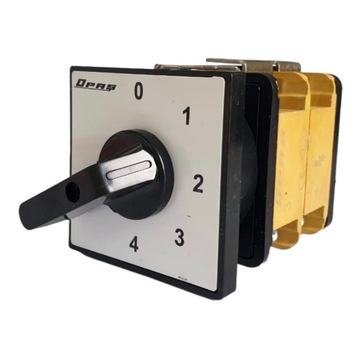 Przełącznik krokowy 0-1-2-3-4 stopni przełącznik obrotowy, 1-2 bieguny, 10-160A 16A 1