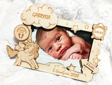 Свидетельство о рождении ребенка РАМКА ДЛЯ ФОТО подарок на крещение