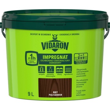 VIDARON Impregnat ogrodowy palisander R07 9L