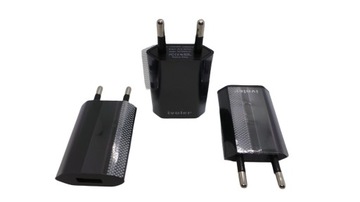 3x Ładowarka sieciowa USB 5V 1A ivoler zestaw 3szt