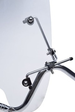 Лобовое стекло для мотоцикла UNIVERSAL, РУЧКА, КОМПЛЕКТ