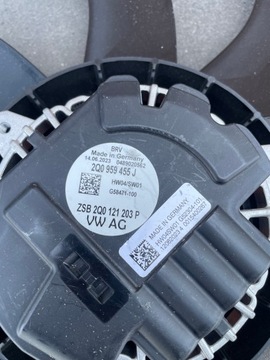 VENTILÁTOR CHLADIČ 2Q0959455J POLO FABIA SCALA