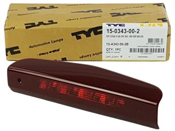 TYC ДОПОЛНИТЕЛЬНЫЙ ТОРМОЗНОЙ ФОНАРЬ 15-0343-00-2