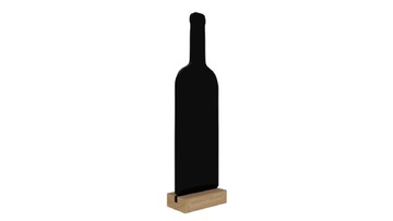 Tabliczka kredowa czarna WINO - zestaw 4 sztuk