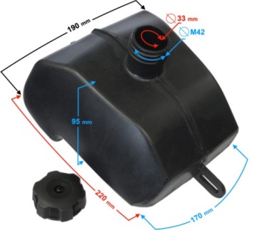 Топливный бак QUAD ATV 110 Бак MINI ATV QUAD 110/125