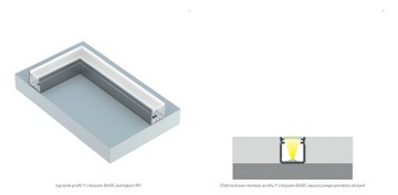 Заглушка для алюминиевых Led профилей типа Y, Серый Базовый, с отверстием