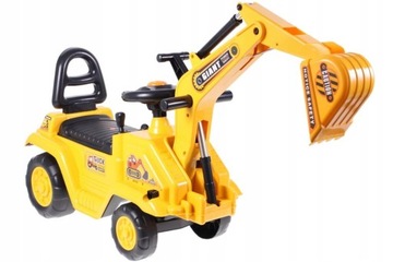 ТОЛКАЮЩИЙ ЭКСКАВАТОР С ПОДВИЖНЫМ ПРИВОДНЫМ КОВШОМ