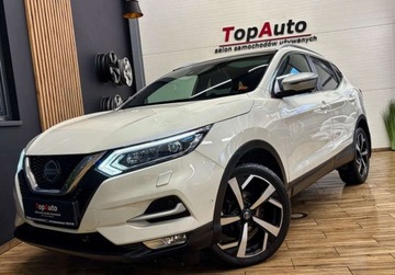 Nissan Qashqai II Crossover Facelifting 1.2 DiG-T 115KM 2018 Nissan Qashqai TEKNA skora gwarancja AUTOMAT 84.000km bezwypadkowy PANORAM