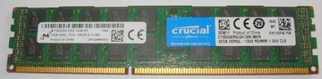 32Gb DDR3 PC3L-10600R 1333MHz ECC Reg Micron