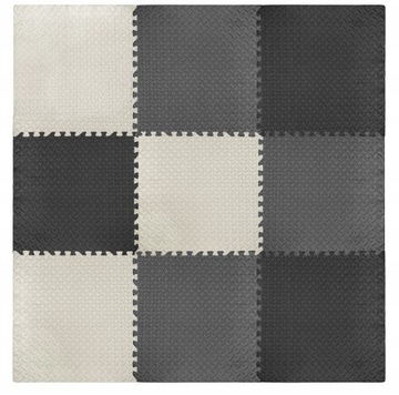 БОЛЬШОЙ ПЕННЫЙ ПАЗЛ КОВРИК ДЛЯ ДЕТЕЙ ИЗ МЯГКОЙ ЭВА ПЕНЫ 180х180 9 ШТ.