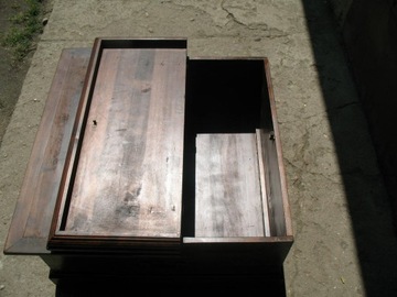 ŁAWA KUFER DREWNO 100% KOLONIALNY STYL STYLOWY SKRZYNIA WYSYŁKA 22/16/07/25