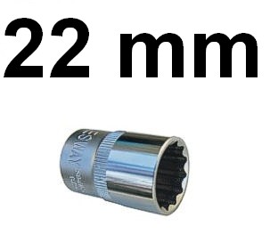 Nasadka 1/2'' 12-kątna 22mm S04H4922 Jonnesway