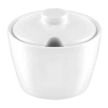 ФАРФОРОВАЯ САХАРНИЦА С КРЫШКОЙ И ОТВЕРСТИЕМ 200мл