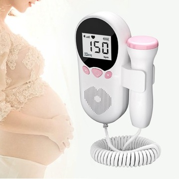 Detektor tętna płodu Baby Fetal Heartbeat Monitor Basic czarny