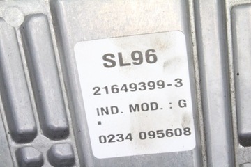 601700170200 JEDNOTKA MOTORU 1.4 I 55 2000 CITROEN XSARA (N1)