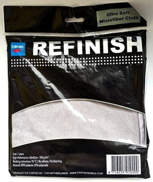 Cartec Refinish Microfiber с окантовкой, серый 40x40