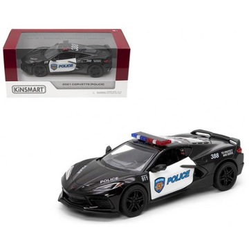 MODEL METAL 1:36 Kinsmart 2021 CORVETTE POLICJA