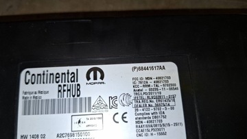 DODGE CHARGER 2020 MODUL / ŘÍZENÍ SYSTÉMU STARTOVÁNÍ BEZ KLÍČKU