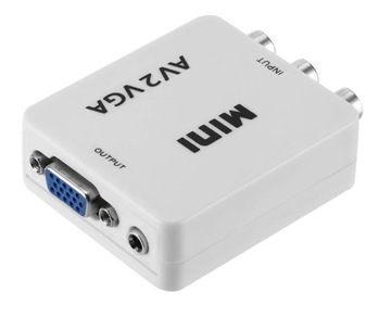 Конвертер изображения и звука из адаптера конвертера AV в VGA