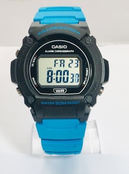 Zegarek męski CASIO wodoszczelny LCD sportowy 50M