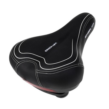 Велосипедное седло Bicycle Solid Model Черный Белый