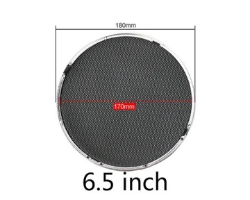 GHXAMP 2 sztuk 1 cal 2 cal 6.5 cal osłona głośnika Mesh obudowa głośnik