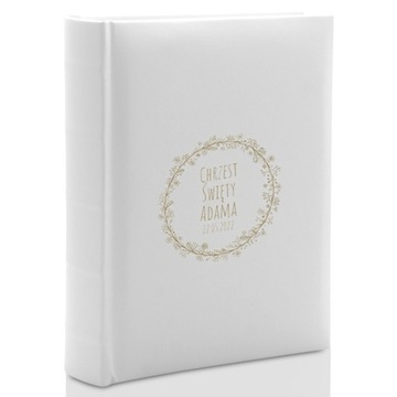 PERSONALIZOWANY ALBUM NA CHRZEST 100 ZDJĘĆ 15X21 MIX WZORÓW GRAWER